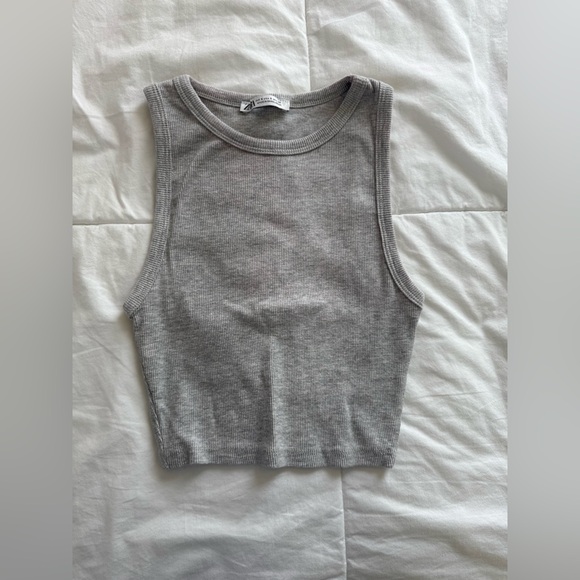 Zara Basic Rib Tank Top - Picture 2 of 5